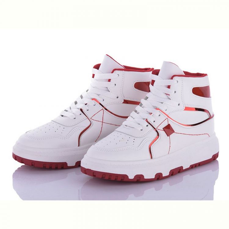 Купить Ботинки Панда BK72 white-red на obuv-plus.com.ua