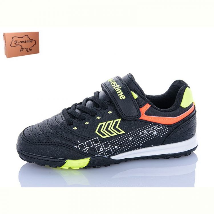 Купить Спорт Restime DDB26719-1 black-lime-orange на obuv-plus.com.ua