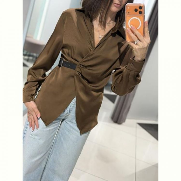 Купить Рубашка Comod 6826 brown на obuv-plus.com.ua