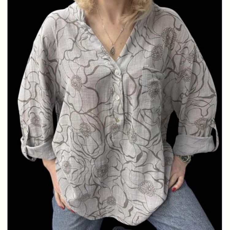Купить Блузка LeVisha 26022 grey на obuv-plus.com.ua