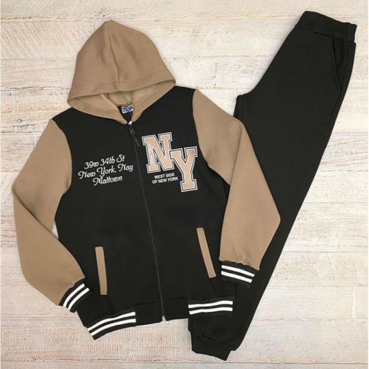 Купить Костюм спорт LiMa kids 2319 black-brown на obuv-plus.com.ua