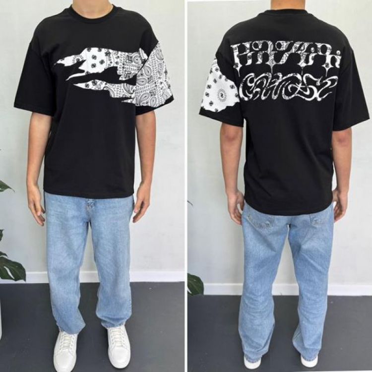Купить Футболка i8denim 90567 black на obuv-plus.com.ua