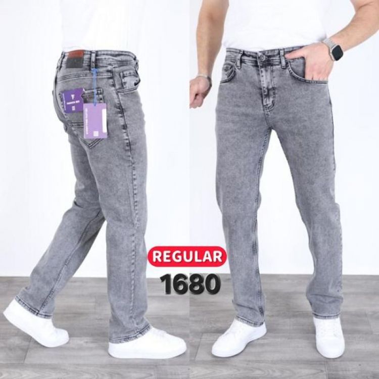 Купить Джинсы God Baron 1680 l.grey на obuv-plus.com.ua