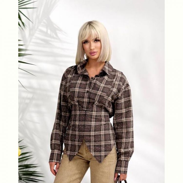 Купить Рубашка Lelis 1124 brown на obuv-plus.com.ua