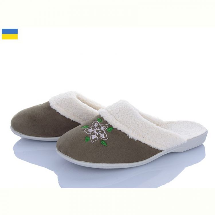 Купить Тапочки Kredo Кредо 13ДР116 олива на obuv-plus.com.ua