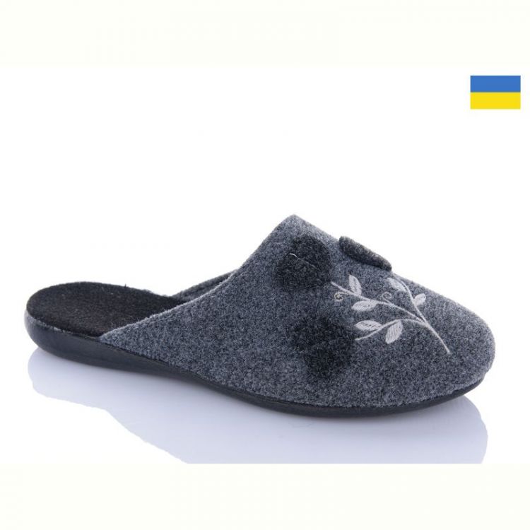 Купить Тапочки Klerotex 100-3 сірий на obuv-plus.com.ua
