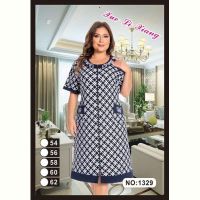 Купить Халат Brilliant 1329 navy-white на obuv-plus.com.ua