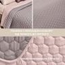 Купить Покрывало на кровать Silhouette 220x240 IDEIA двухстороннее прочная стежка ткани антиаллергенное беж на obuv-plus.com.ua