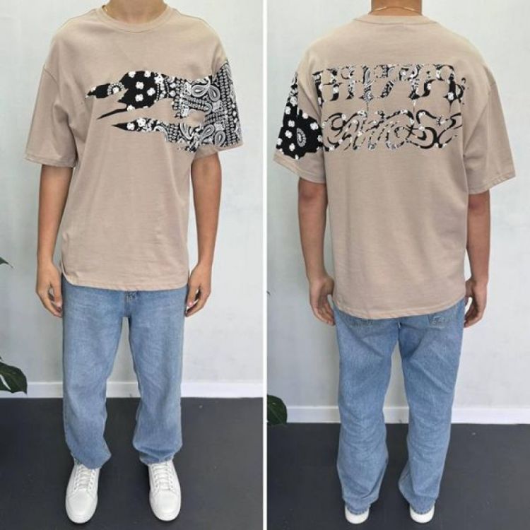 Купить Футболка i8denim 90567 beige на obuv-plus.com.ua
