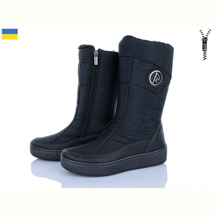 Купить Сапоги Lvovbaza Paolla N274 чорний на obuv-plus.com.ua