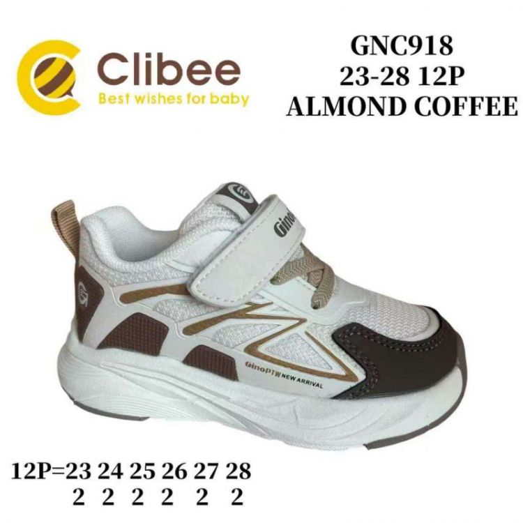 Купить Кроссовки Clibee Ap-GNC918 almond-coffee на obuv-plus.com.ua