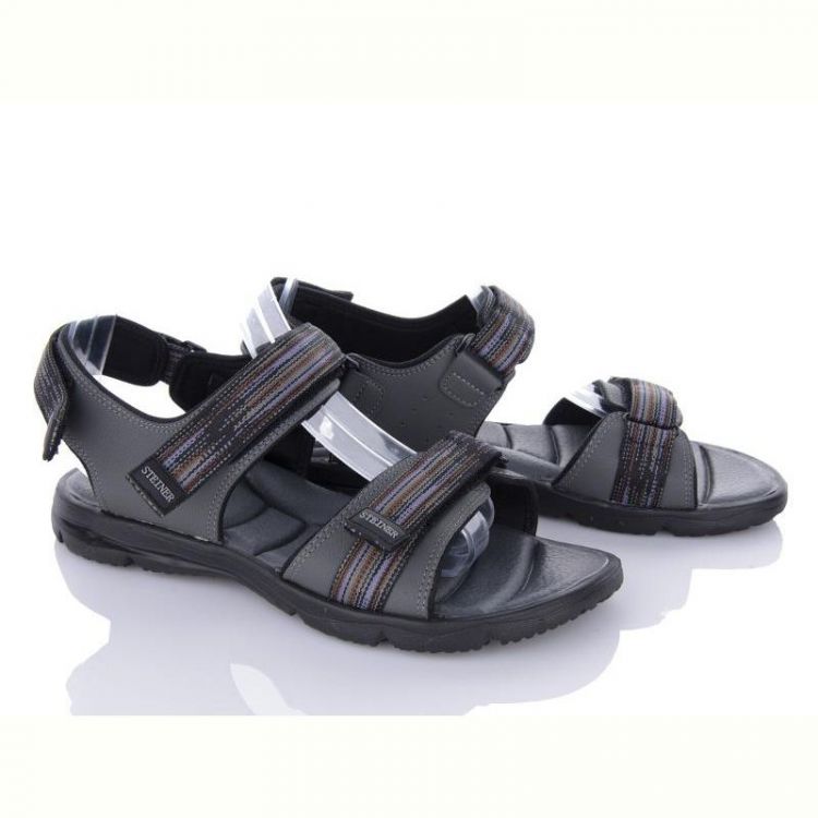 Купить Сандалии Steiner 3805E d.grey на obuv-plus.com.ua
