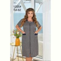 Купить Халат Brilliant 1335 navy на obuv-plus.com.ua