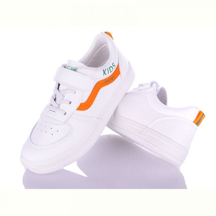 Купить Кеды Angel Q45-M132 white-orange на obuv-plus.com.ua