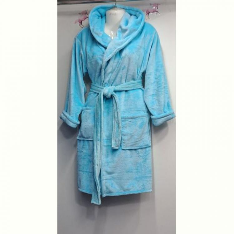 Купить Халат Romeo life RL892 l.blue на obuv-plus.com.ua