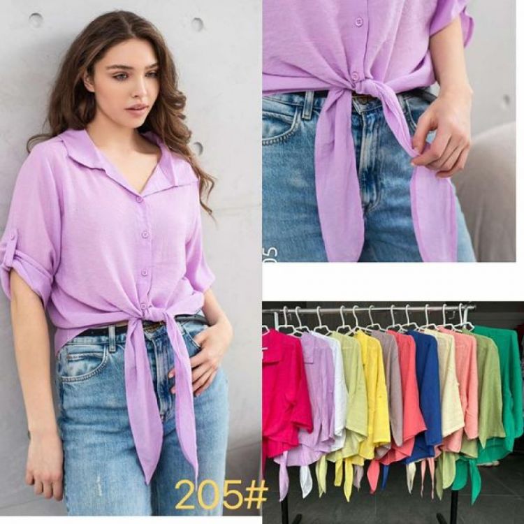 Купить Блузка JJF 205 lilac на obuv-plus.com.ua