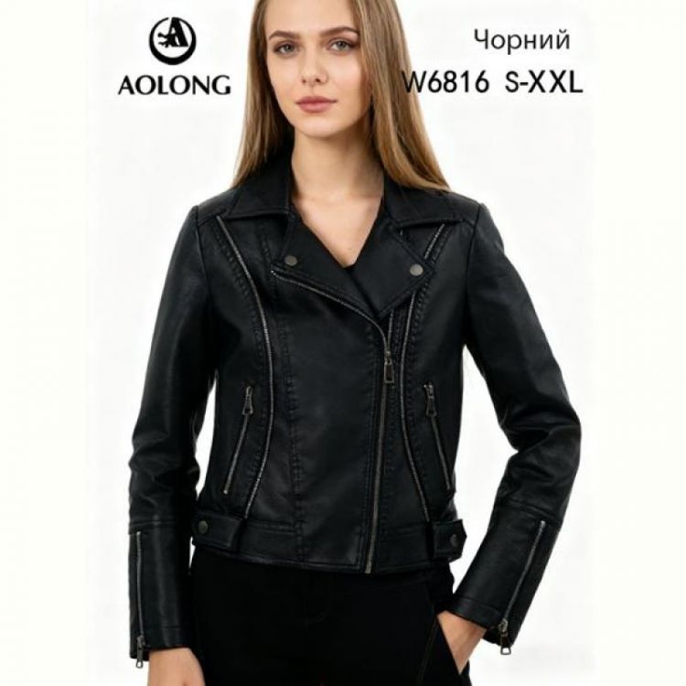 Купить Куртка Immei W6816 black на obuv-plus.com.ua