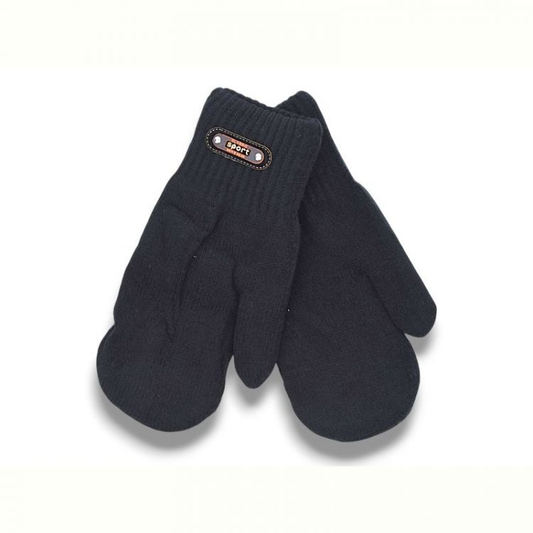 Купить Варежки КОРОЛЕВА J1030 black на obuv-plus.com.ua