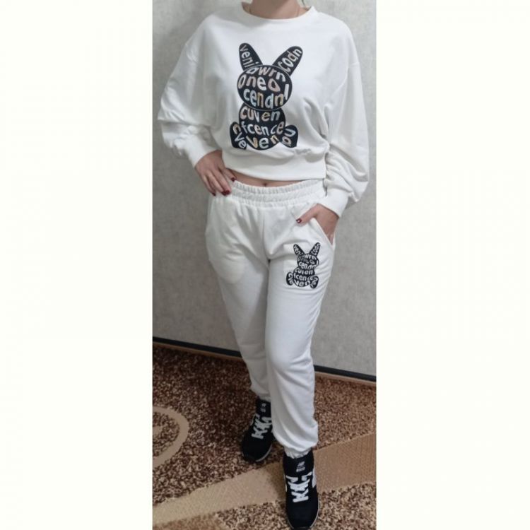 Купить Костюм спорт Red Hat clothes 0133 white на obuv-plus.com.ua