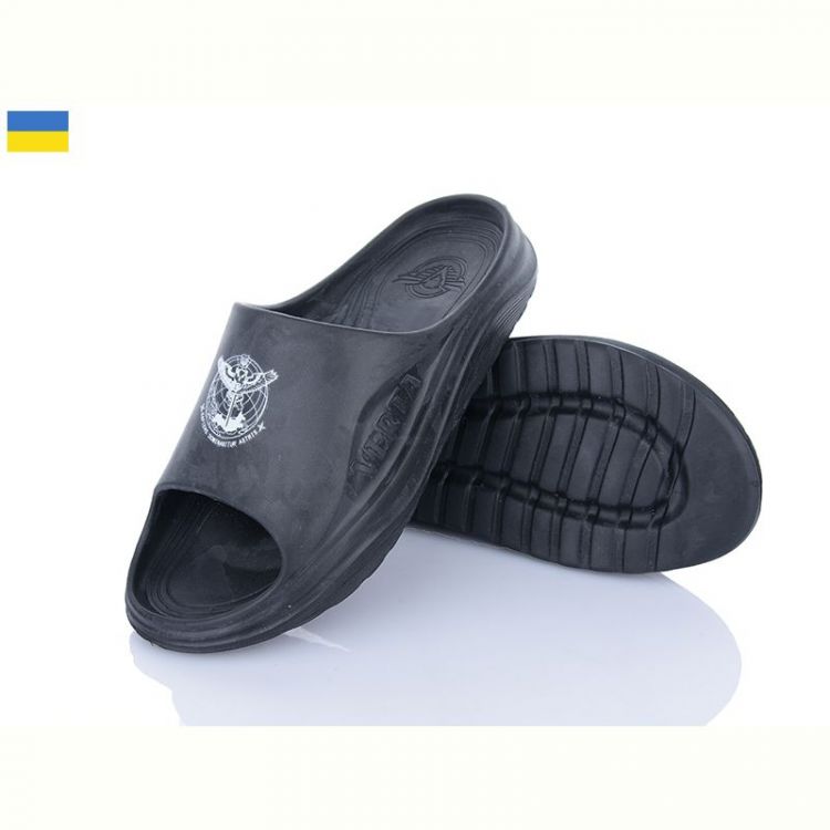 Купить Шлепанцы Verta Верта 1001 сова чорний на obuv-plus.com.ua