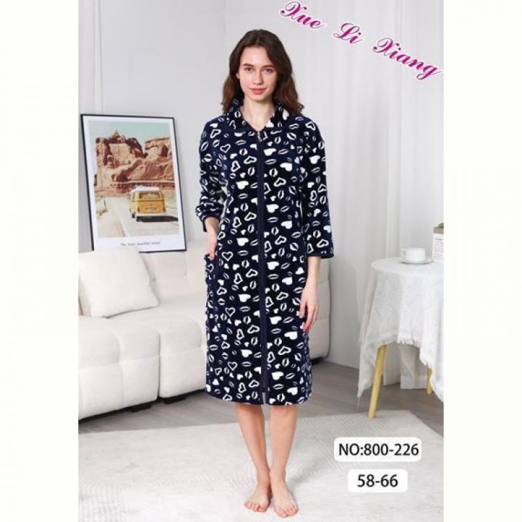 Купить Халат Fili Wear 800-226 navy на obuv-plus.com.ua