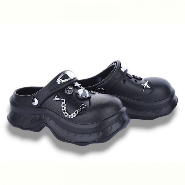 Купить Кроксы JH-ЯН T678 black на obuv-plus.com.ua