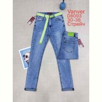 Купить Джинсы Vanver D8093 l.blue на obuv-plus.com.ua