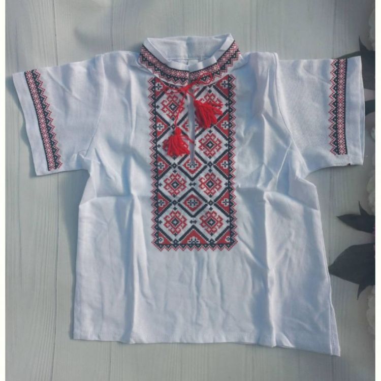 Купить Вышиванка Кузя 050 white на obuv-plus.com.ua