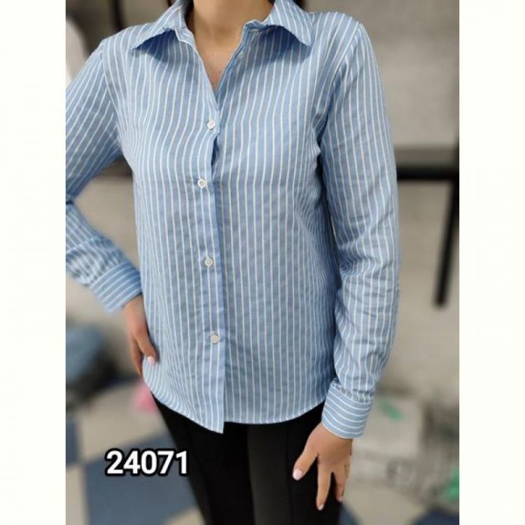 Купить Рубашка MMC clothes 24071 l.blue на obuv-plus.com.ua