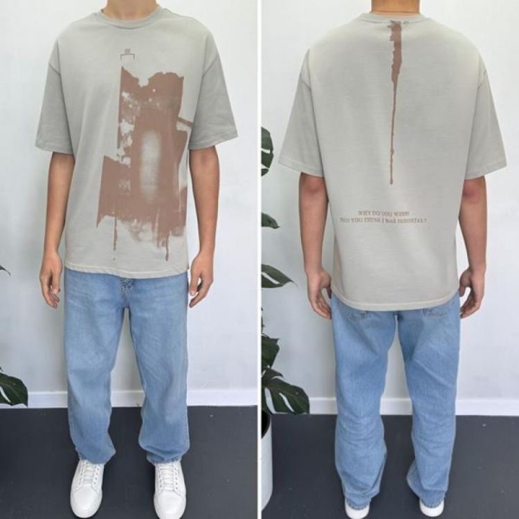 Купить Футболка i8denim 90578 grey на obuv-plus.com.ua