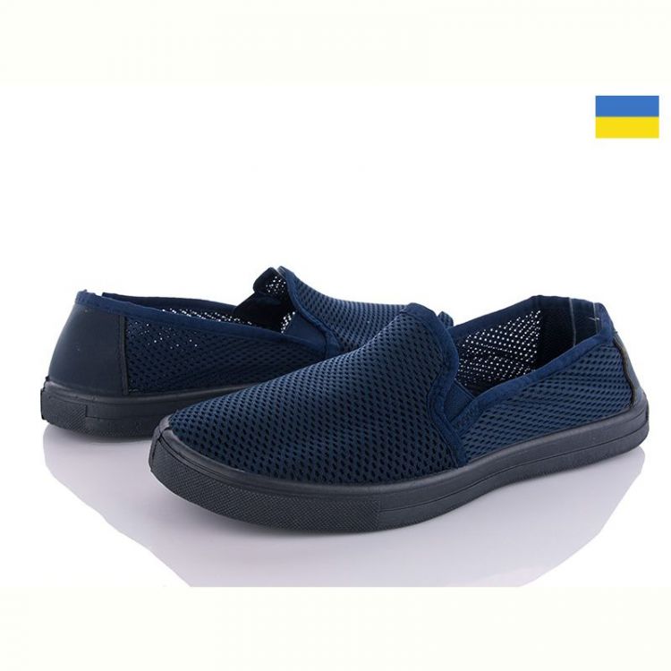 Купить Слипоны Vladimir С3 сетка сині на obuv-plus.com.ua