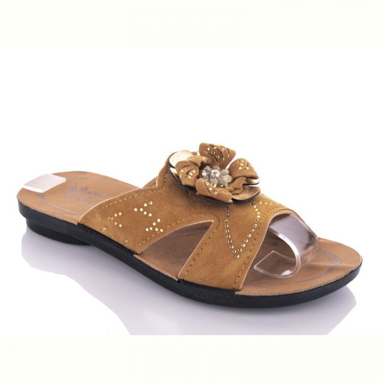 Купить Шлепанцы Malibu Elena 1 brown (30-35) на obuv-plus.com.ua