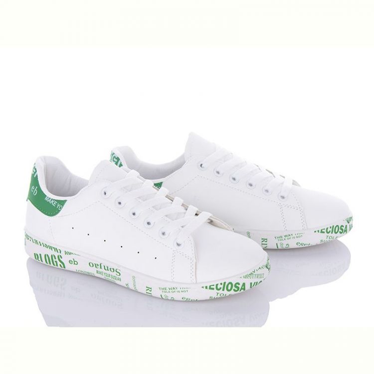 Купить Кроссовки Violeta 9-782 white-green на obuv-plus.com.ua