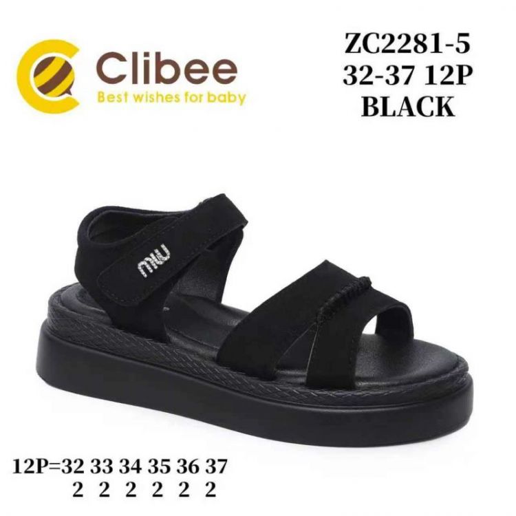 Купить Босоножки Clibee Ber-ZC2281-5 Black на obuv-plus.com.ua