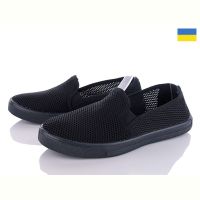 Купить Слипоны Vladimir С3 сетка чорна  на obuv-plus.com.ua