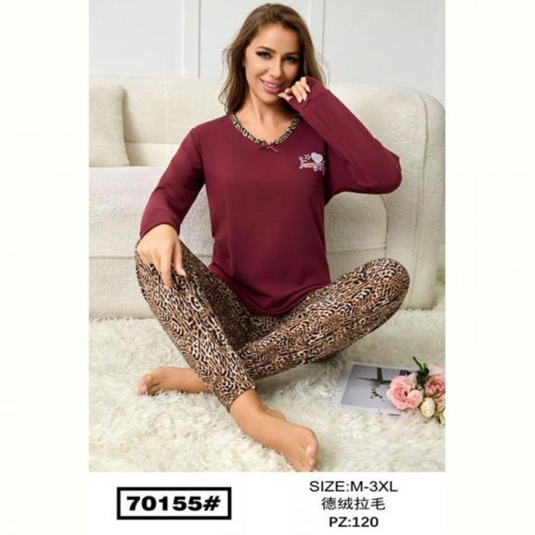 Купить Пижама Brilliant B70155 wine на obuv-plus.com.ua