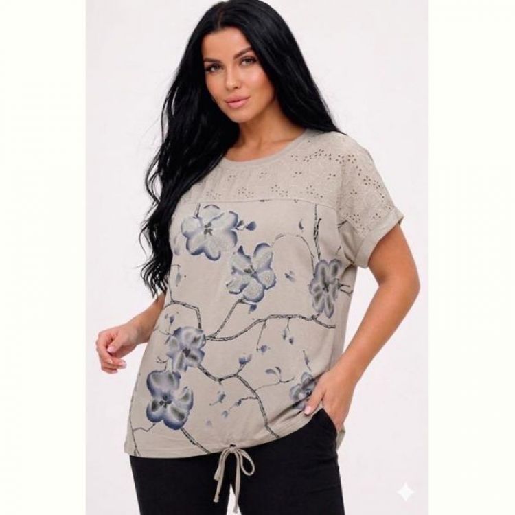 Купить Футболка LeVisha 26017 l.beige на obuv-plus.com.ua