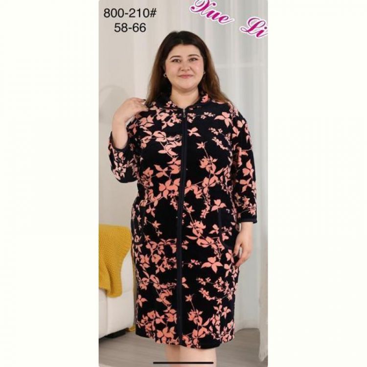 Купить Халат Fili Wear 800-210 black на obuv-plus.com.ua