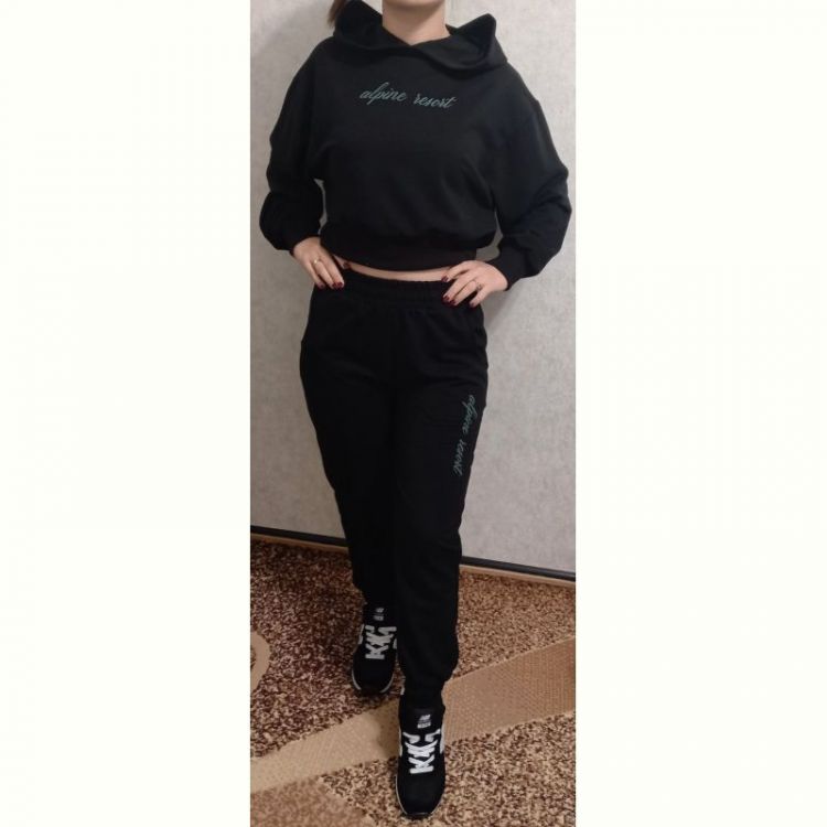 Купить Костюм спорт Red Hat clothes 0132 black на obuv-plus.com.ua