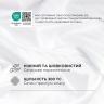 Купить Комплект постельного белья IDEIA евро 200х220 сатин хлопок премиум страйп белый на obuv-plus.com.ua
