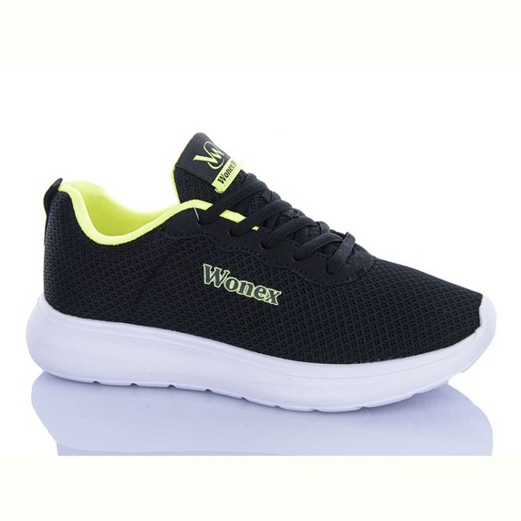 Купить Кроссовки Violeta 2028-24 black-green на obuv-plus.com.ua