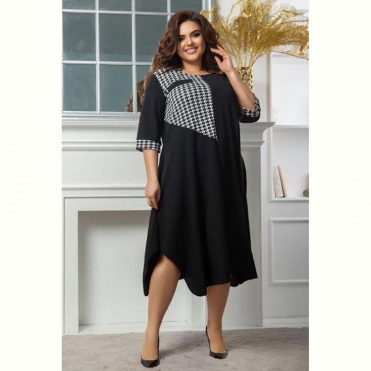 Купить Платье Seven Zikina 900 black-white на obuv-plus.com.ua