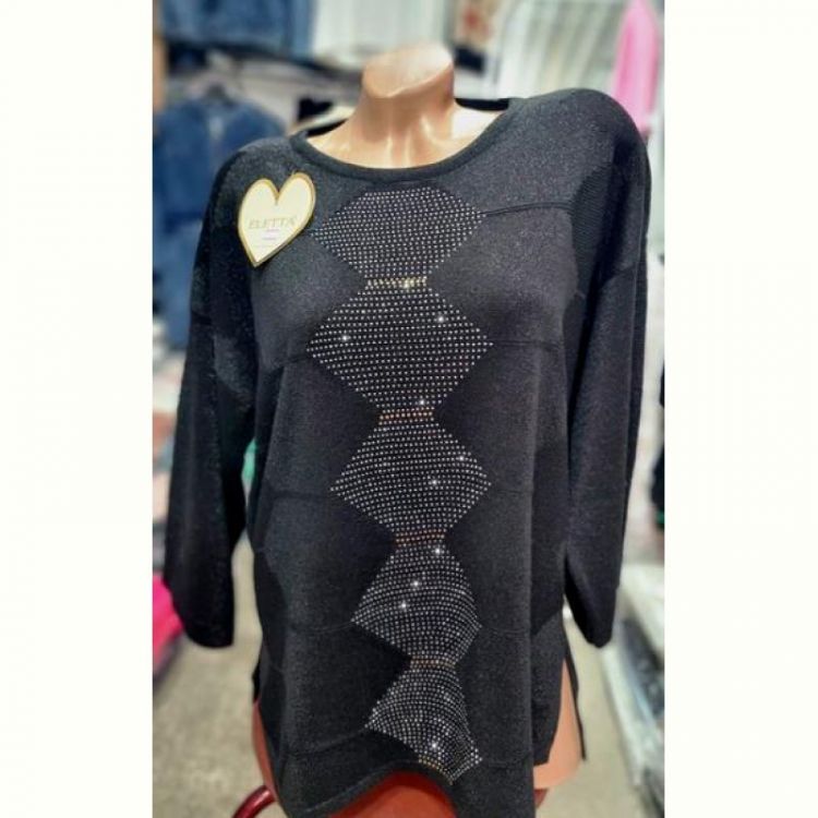 Купить Свитер Julia Jl106 black на obuv-plus.com.ua