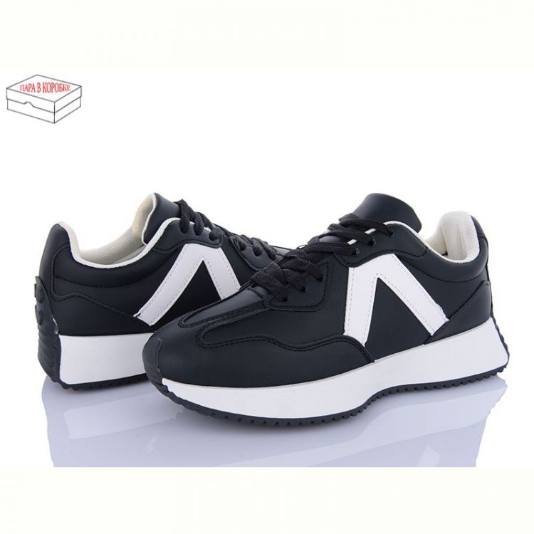 Купить Кроссовки Взуття+ 008-1 white-black на obuv-plus.com.ua