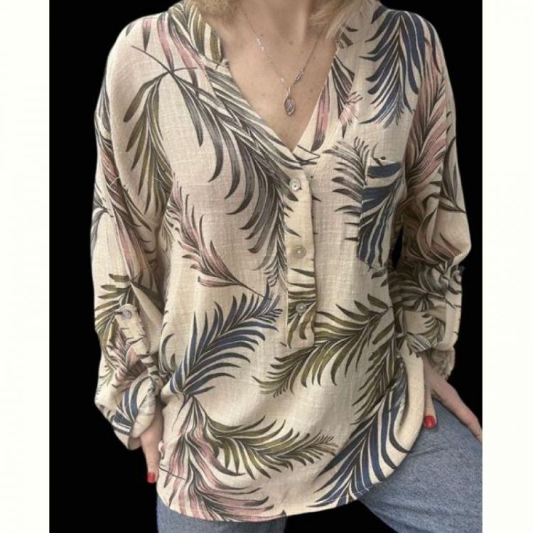 Купить Блузка LeVisha 26023-1 beige на obuv-plus.com.ua
