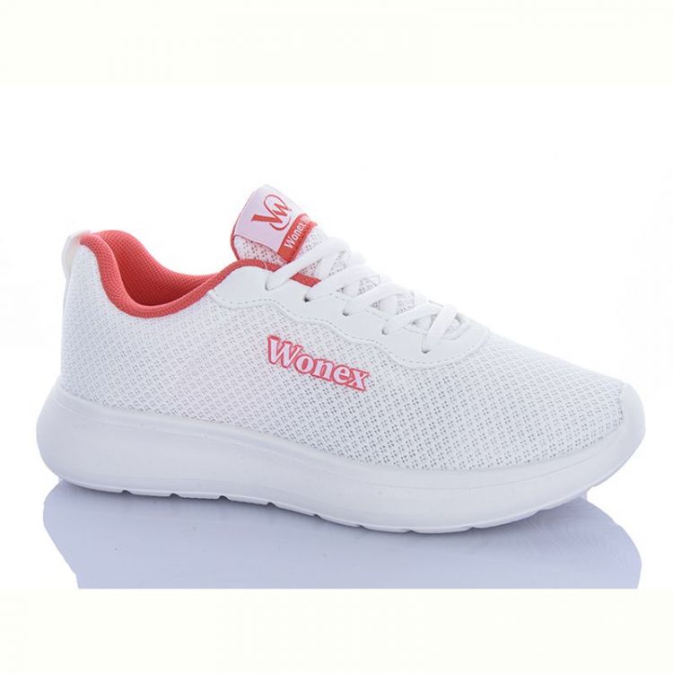 Купить Кроссовки Violeta 2028-24 white-red на obuv-plus.com.ua