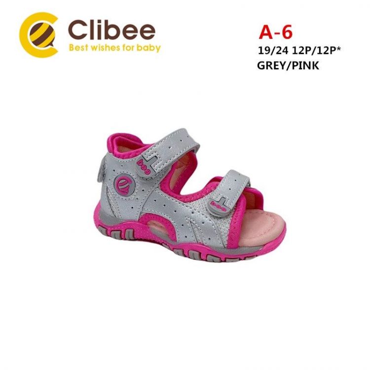 Купить Босоножки Clibee Ap-A6 grey-pink на obuv-plus.com.ua