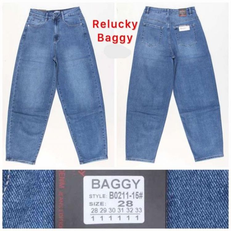 Купить Джинсы Relucky B0211-15 blue на obuv-plus.com.ua