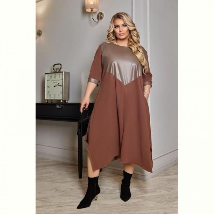 Купить Платье Seven Zikina 894 brown на obuv-plus.com.ua