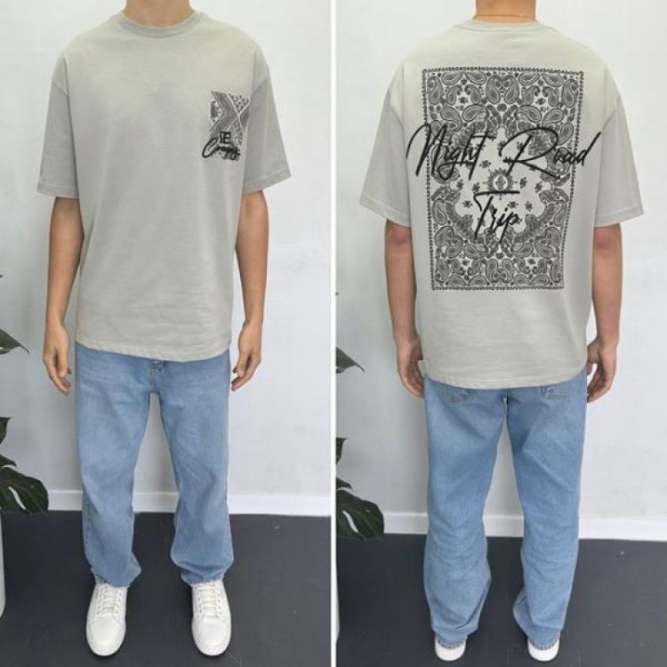 Купить Футболка i8denim 90583-0 grey на obuv-plus.com.ua